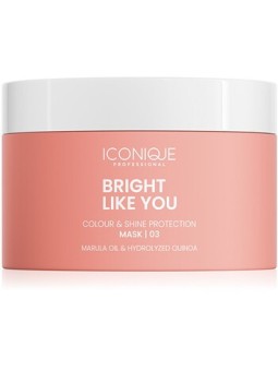 ICONIQUE Professional luminoso come te maschera - rigenerante a protettivo maschera per capelli colorati 200ml donna