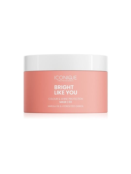 ICONIQUE Professional luminoso come te maschera - rigenerante a protettivo maschera per capelli colorati 200ml donna