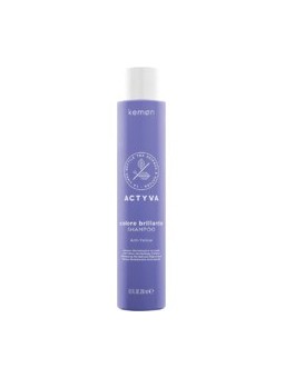 Kemon Actyva colore brillante anti-giallo shampoo - shampoo neutralizzante per bionde capelli 250ml donna