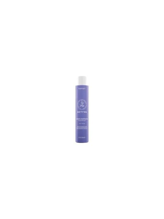 Kemon Actyva colore brillante anti-giallo shampoo - shampoo neutralizzante per bionde capelli 250ml donna
