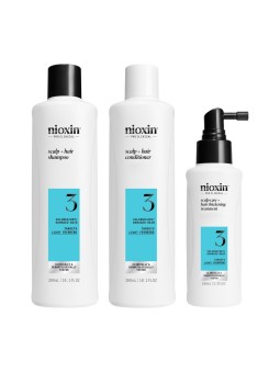 Nioxin sistema 3 - Kit - trattamento per capelli colorati con Morbido Diradamento 3 unità Unisex