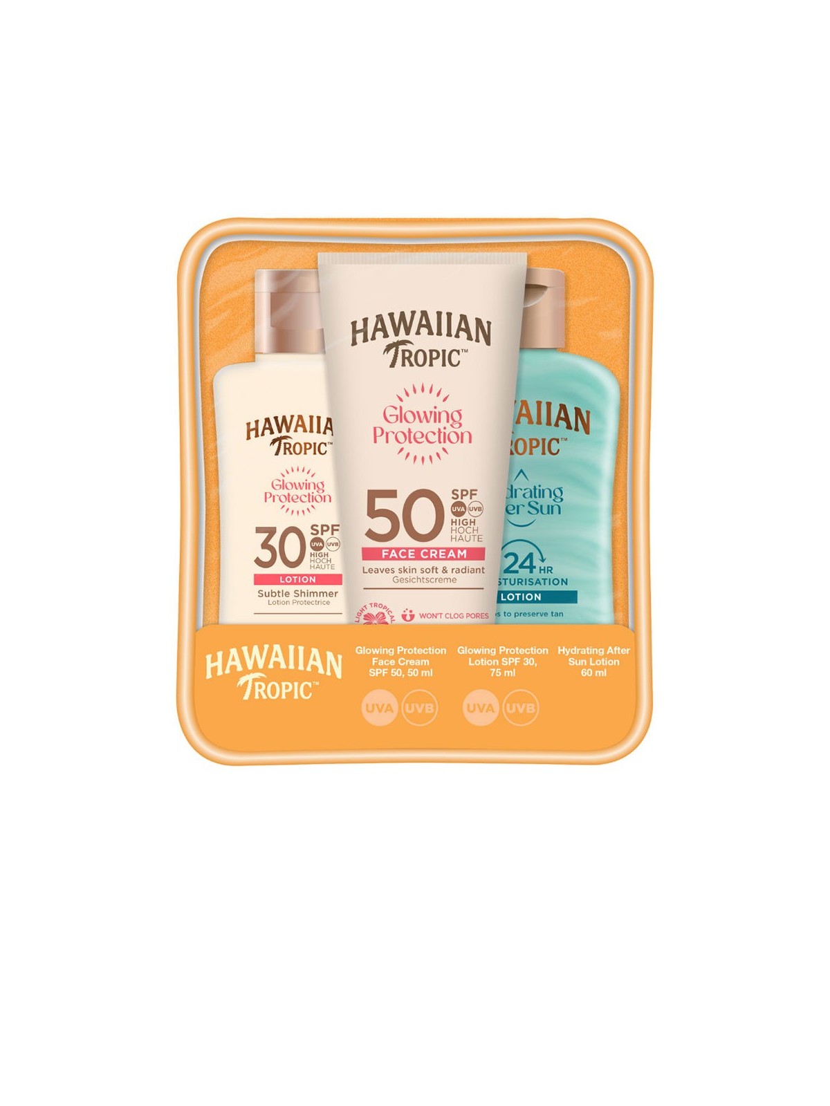 Hawaiian Tropic HAWAIIAN tropicale borsa da toeletta 3 pc Unisex
