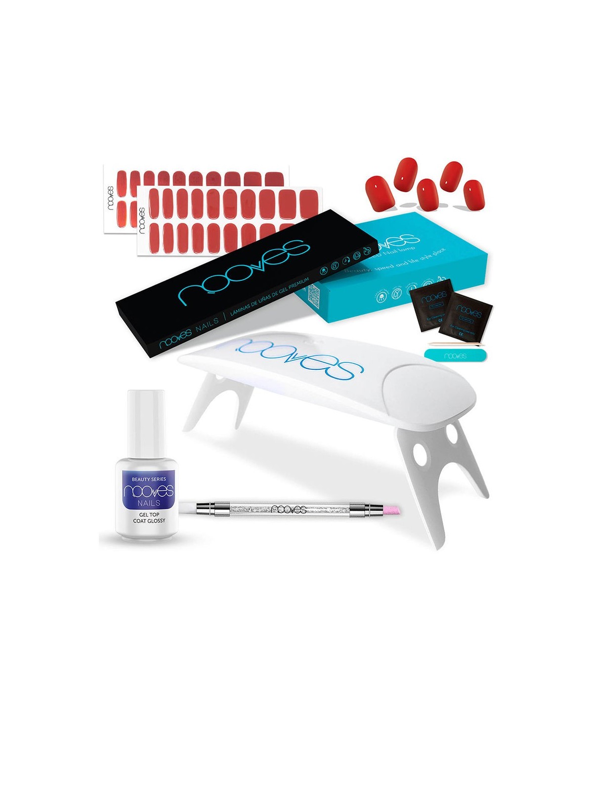 Nooves gel premium fogli per unghie CASE 8 u Woman