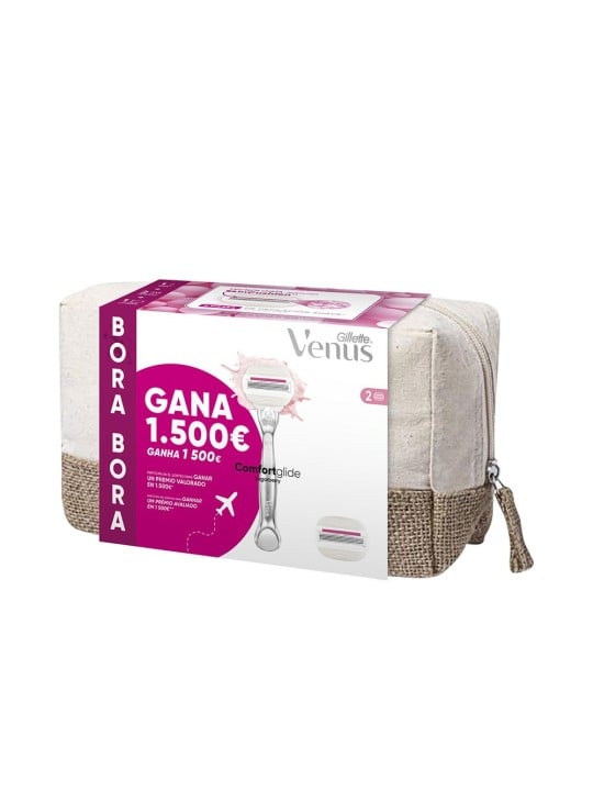 Gillette GILLETTE VENUS sugarberry borsa da toeletta BORA BORA macchina + 2 ricariche Woman