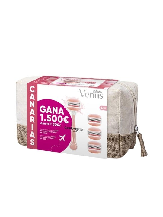 Gillette GILLETTE VENUS SPA BREEZE CANARIAS borsa da toeletta macchina + 4 ricariche Woman