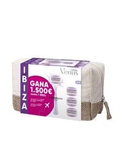 Gillette GILLETTE VENUS brezza IBIZA borsa da toeletta rasoio + 4 ricariche Woman