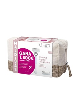 Gillette GILLETTE VENUS INTIMA MALDIVES borsa da toeletta rasoio + 2 ricariche Woman