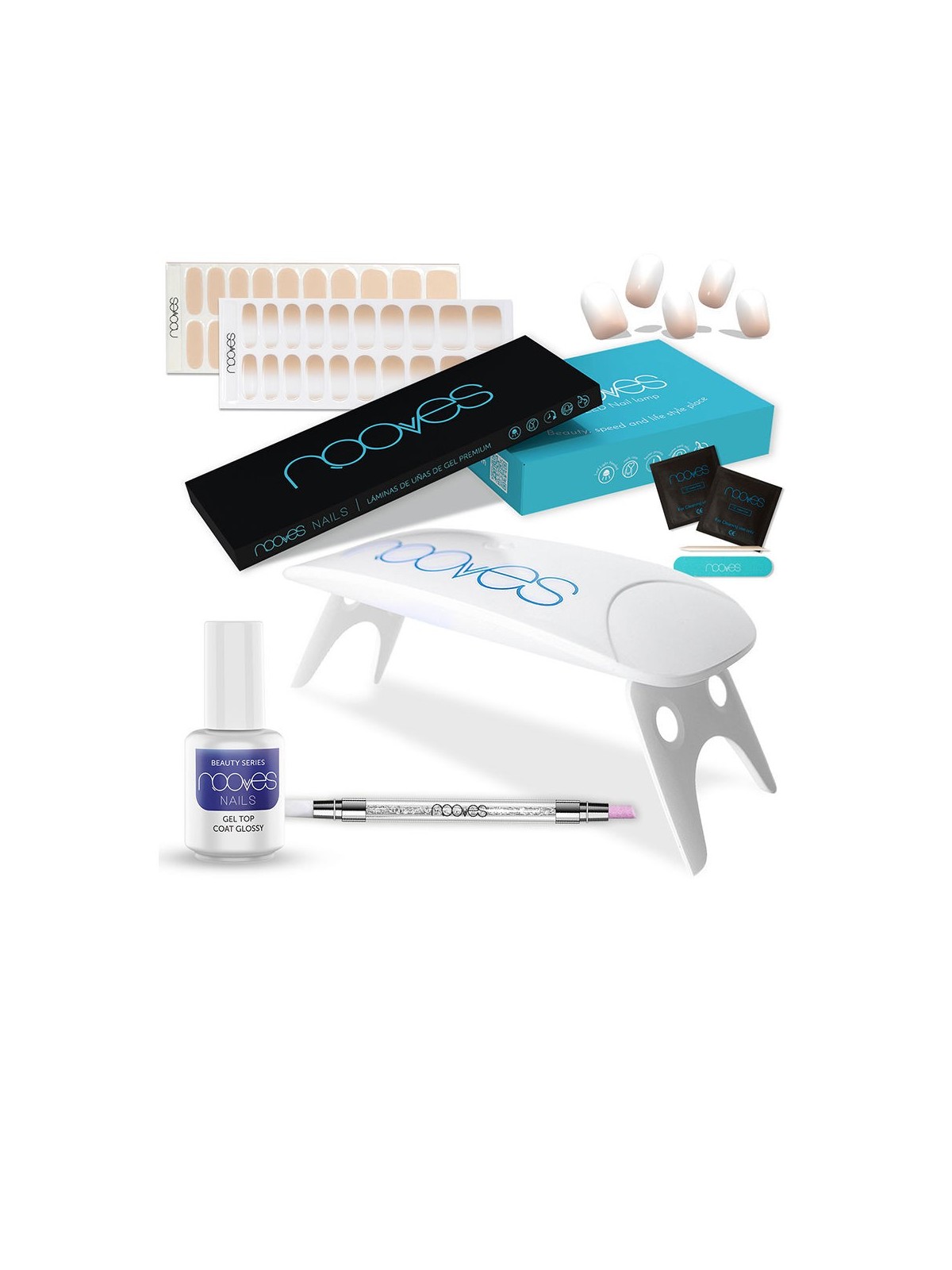 Nooves gel premium fogli per unghie CASE 8 u Woman