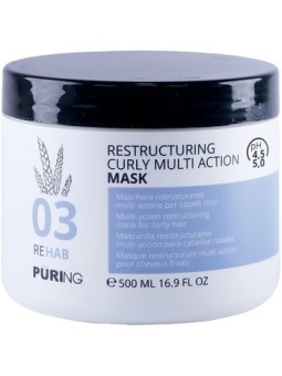 Puring 03 riabilitazione ristrutturante riccio multi azione maschera - idratante intensivo maschera per kudrnaté, ondulati a Pur