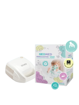 Geomed Geomed Nebulizers With Compressor & Compact Design For Adults & Children elettrico Adult Mask Child Mask Mouthpiece Air