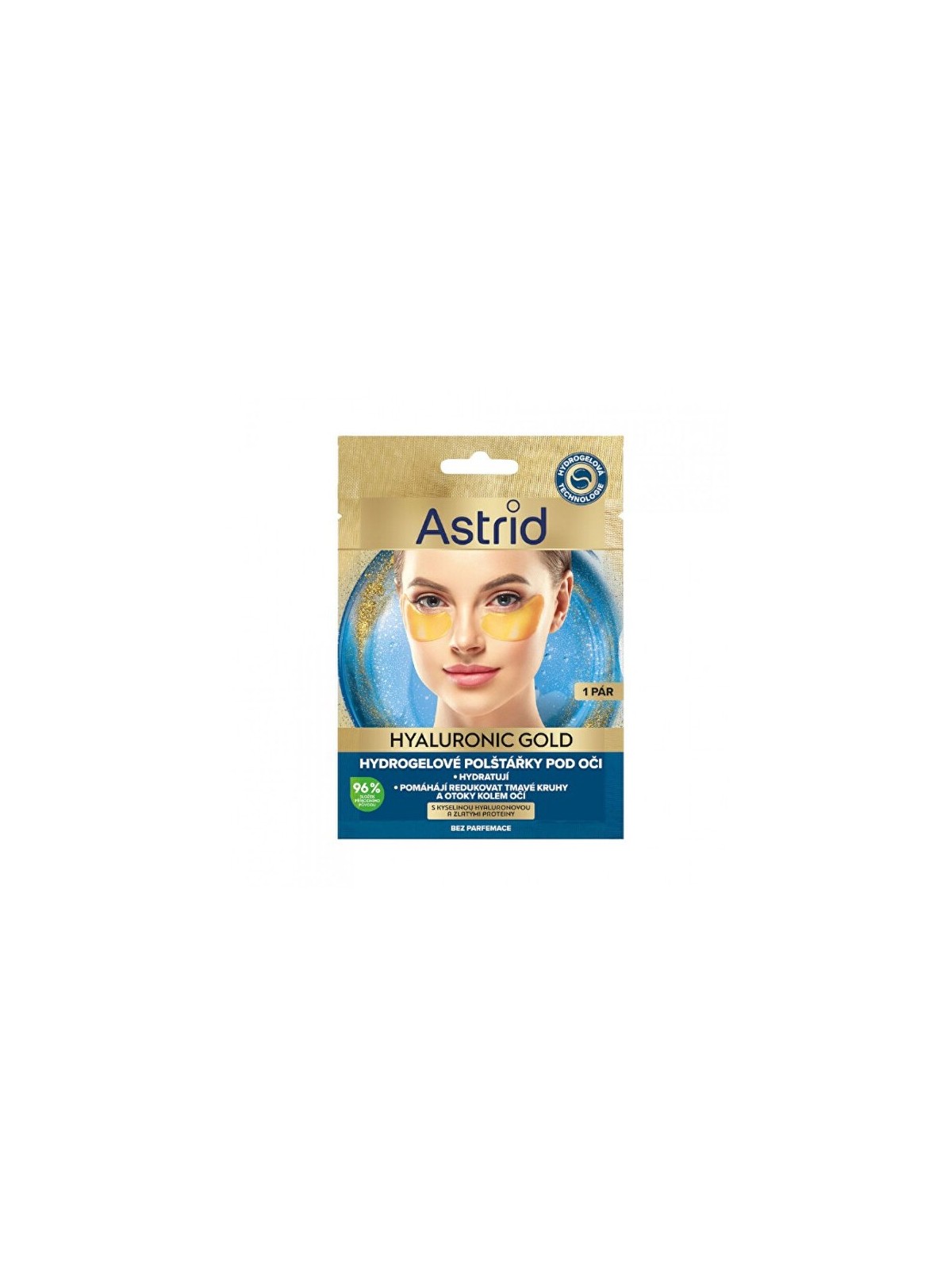 Astrid idrogel occhi assorbenti con oro proteine e ceramidi oro ialuronico donna 338