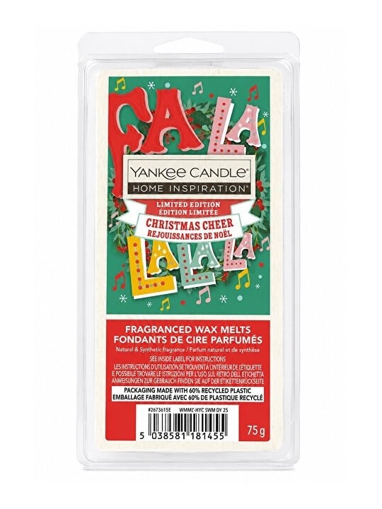 Yankee Candle profumato cera Fa La La La La cera Melts 75 g unisex 2097