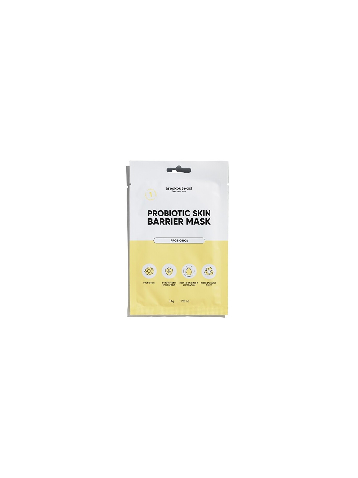 Breakout+aid maschera a rinforza la pelle barriera con probiotics donna 020