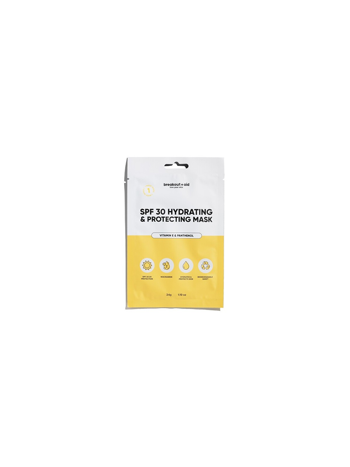 Breakout+aid idratante e maschera protettiva con vitamina E e panthenol, SPF 30 donna 019