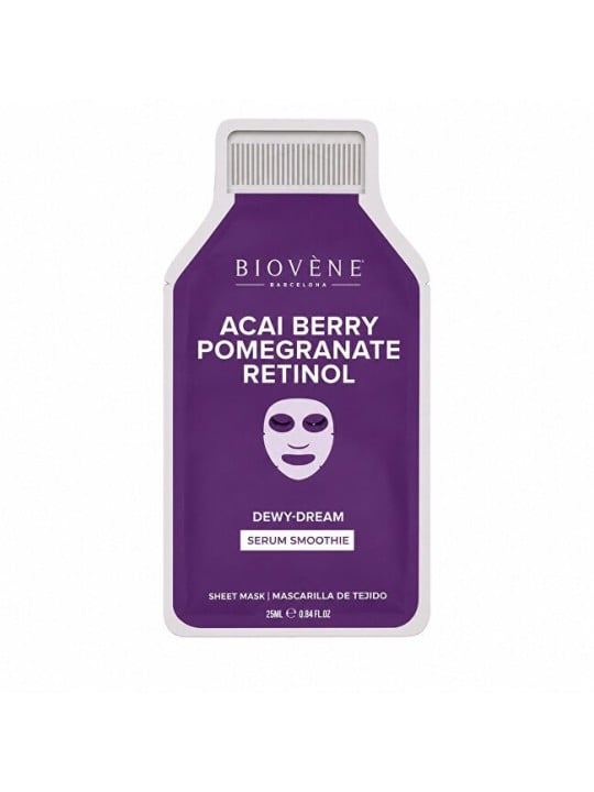 Biovène luminoso sogno rigenerante maschera in tessuto 25ml donna 019