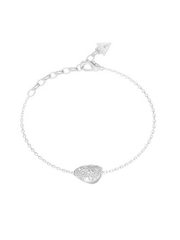 Guess abbinato luna gocce cristallo bracciale JUBB06254JWRH donna trasparente argento 3755-184