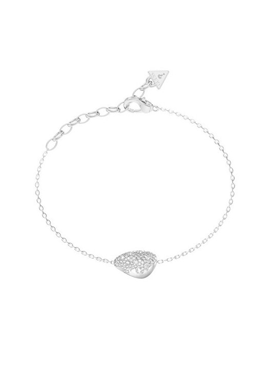 Guess abbinato luna gocce cristallo bracciale JUBB06254JWRH donna trasparente argento 3755-184