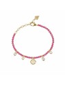 Guess Jaipur splendore placcato oro bracciale JUBB06145JWYGFC donna trasparente oro rosa 3820-184