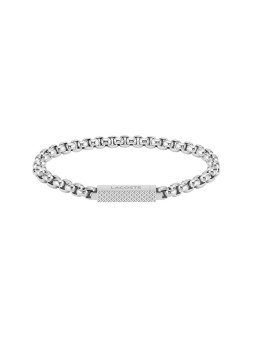 Lacoste elegante acciaio bracciale uomo L`Essentiel 2040123 uomo argento 0155-175