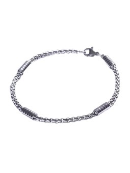 Marc Malone senza tempo acciaio bracciale uomo MCGB5061S uomo argento 0226-21