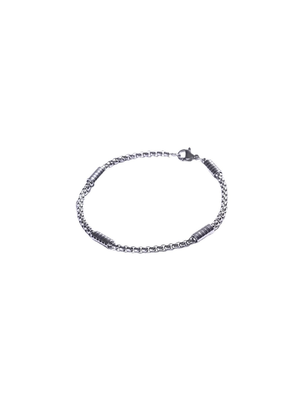 Marc Malone senza tempo acciaio bracciale uomo MCGB5061S uomo argento 0226-21