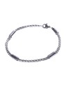 Marc Malone senza tempo acciaio bracciale uomo MCGB5061S uomo argento 0226-21