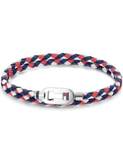 Tommy Hilfiger Original pelle bracciale 2790387 uomo multicolore argento tricolore 1151-175