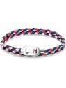 Tommy Hilfiger Original pelle bracciale 2790387 uomo multicolore argento tricolore 1151-175