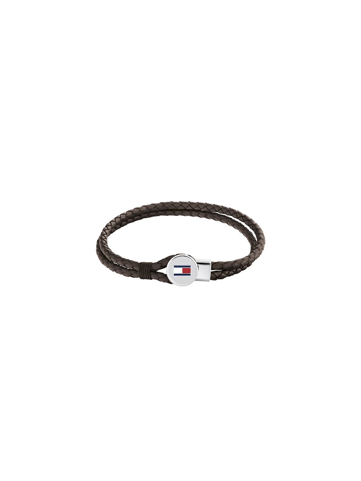 Tommy Hilfiger Modern pelle bracciale in marrone colore 2790655 uomo marrone argento tricolore 1720-175