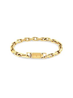 Tommy Hilfiger Modern placcato oro bracciale Iconic ferramenta 2790716 uomo oro tricolore 1840-175