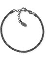 Amen Modern argento bracciale con zirconi tennis BTNN16 donna nero 0339