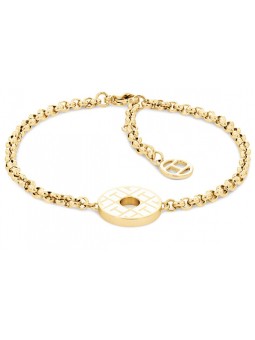 Tommy Hilfiger placcato oro acciaio bracciale con decorazione 2780482 donna oro bianco 1018