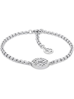 Tommy Hilfiger acciaio bracciale con an unconventional ciondolo 2780483 donna argento 1019