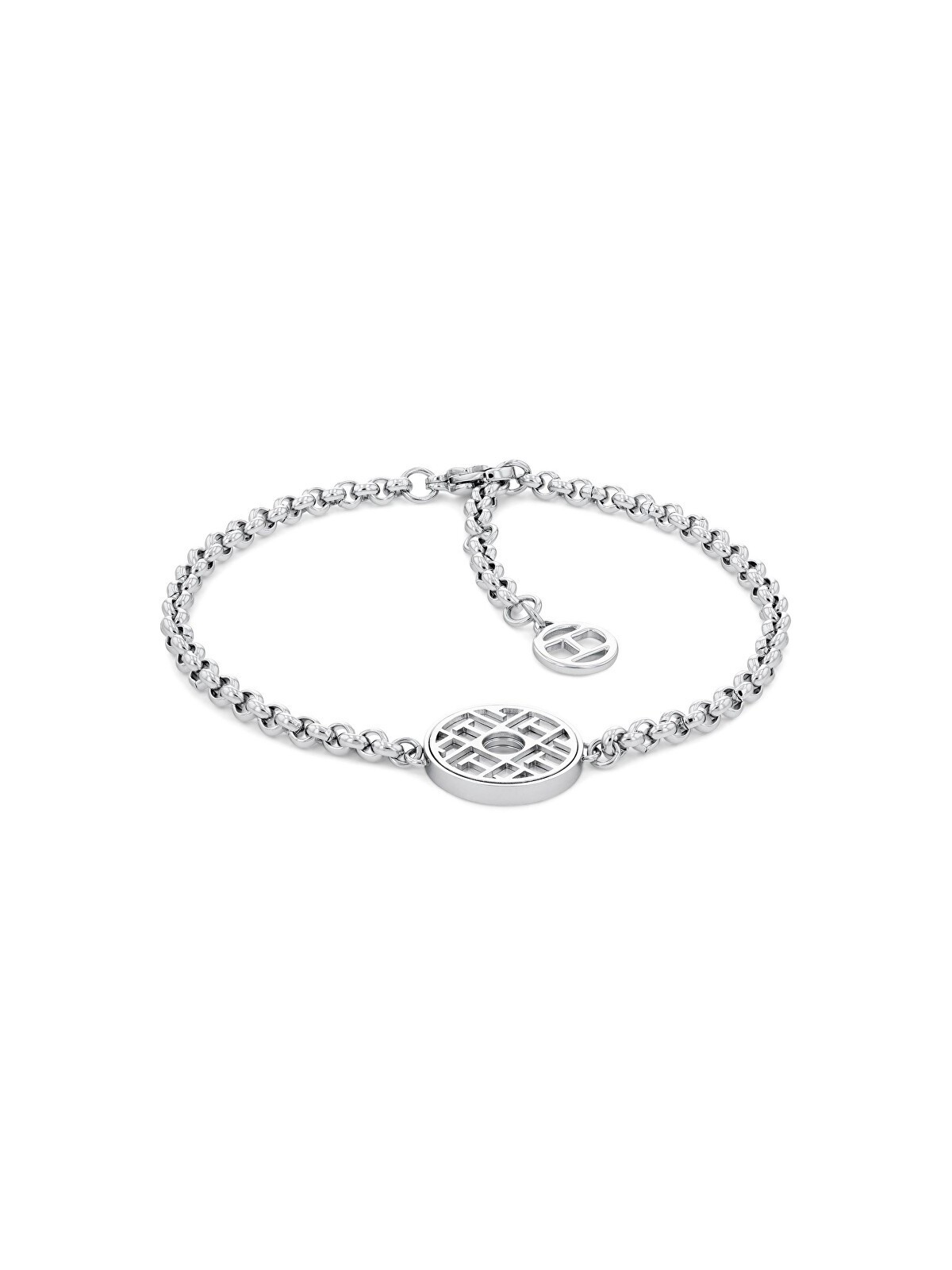 Tommy Hilfiger acciaio bracciale con an unconventional ciondolo 2780483 donna argento 1019