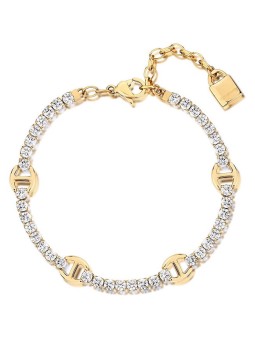 Brosway desideri BEI078 sparkling placcato oro bracciale con zirconi donna trasparente oro 2452