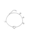 JwL Luxury Pearls delicato leg catena con cuore e perla JL0806 donna 0806