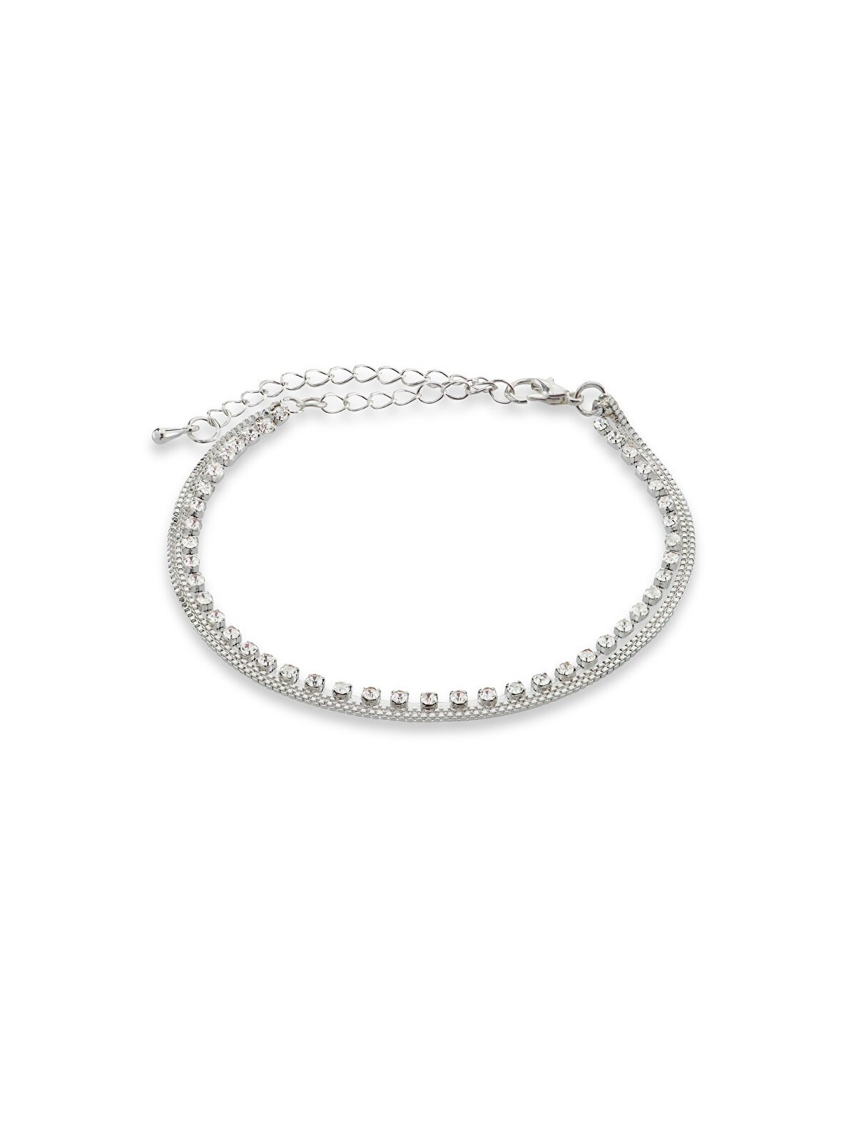 Troli A affascinante leg catena donna trasparente argento 4155