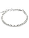 Troli A affascinante leg catena donna trasparente argento 4155