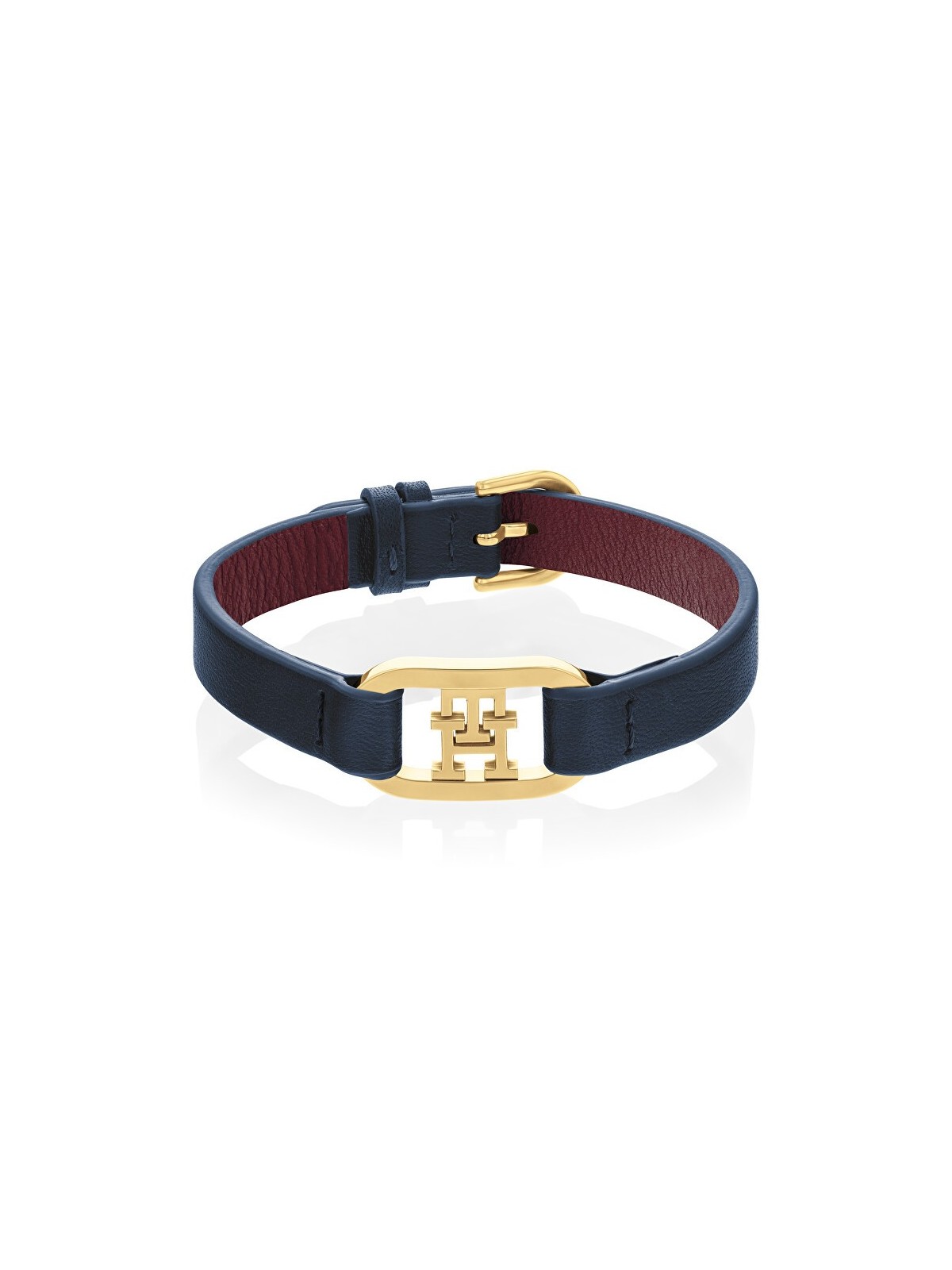Tommy Hilfiger scuro blu in pelle bracciale 2780827 donna blu oro 1421