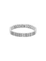Lacoste elegante acciaio bracciale 2040383 uomo argento 0185