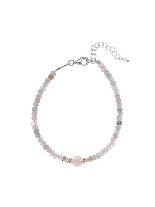 Alisia elegante morganite perlina bracciale AL4511.02.000 donna multicolore argento 0095