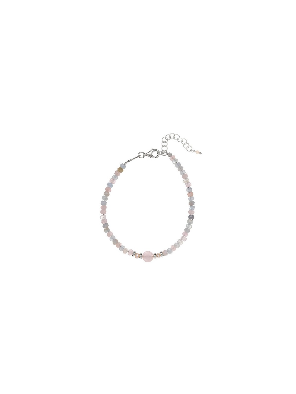 Alisia elegante morganite perlina bracciale AL4511.02.000 donna multicolore argento 0095