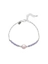 Alisia argento bracciale con tanzanite e acqua dolce perla AL4110.02.061 donna perlato viola argento 0151