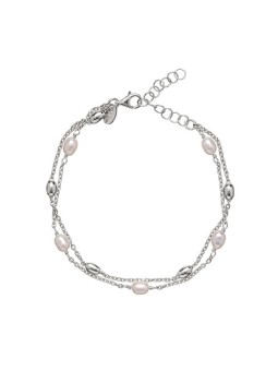 Alisia argento double bracciale con real perle AL4136.02.000 donna perlato argento 0139