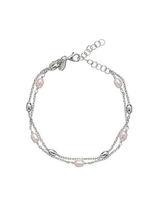 Alisia argento double bracciale con real perle AL4136.02.000 donna perlato argento 0139