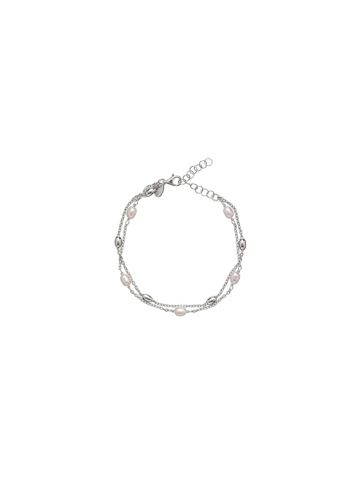 Alisia argento double bracciale con real perle AL4136.02.000 donna perlato argento 0139