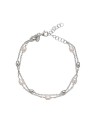 Alisia argento double bracciale con real perle AL4136.02.000 donna perlato argento 0139