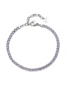Brosway tennis acciaio bracciale con viola zirconi desideri BEI103 donna viola argento 3461