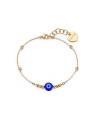 S'Agapõ elegante placcato oro bracciale God´s occhi Witch SWH16 donna nero blu oro 2316