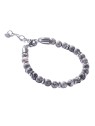 Marc Malone uomo beaded bracciale withgray jasper MCGB5007 uomo grigio argento 0133